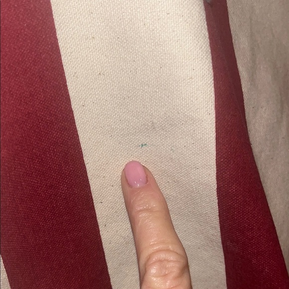 Leeds large political Striped Tote Bag with Logo, OS like new - Picture 9 of 10